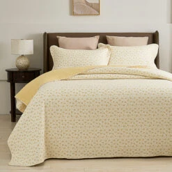Belle Floral Cotton Quilt Set -qbedding store DSC02113