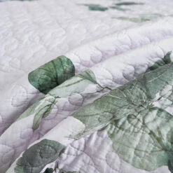 Kaman Floral Cotton Quilt Set -qbedding store DSC02140