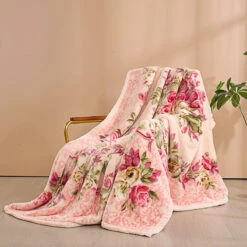 Amaya Ultra Soft Fleece Winter Blanket (Queen Size) -qbedding store DSC02527