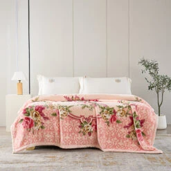 Amaya Ultra Soft Fleece Winter Blanket (Queen Size) -qbedding store DSC02541