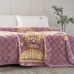 Lavena Ultra Soft Fleece Winter Blanket (Queen Size) -qbedding store DSC02551