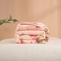 Amaya Ultra Soft Fleece Winter Blanket (Queen Size) -qbedding store DSC02572