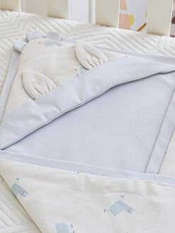 Happy Alpaca Cotton Knitted Baby Swaddle Blanket -qbedding store DSC03773