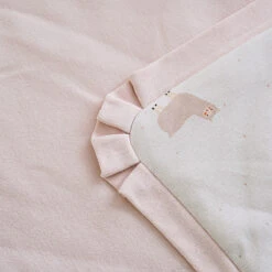 Happy Alpaca Cotton Knitted Baby Swaddle Blanket -qbedding store DSC03780