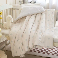 Happy Alpaca Cotton Knitted All Season Comforter -qbedding store DSC04001