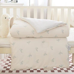 Happy Alpaca Cotton Knitted All Season Comforter -qbedding store DSC04009