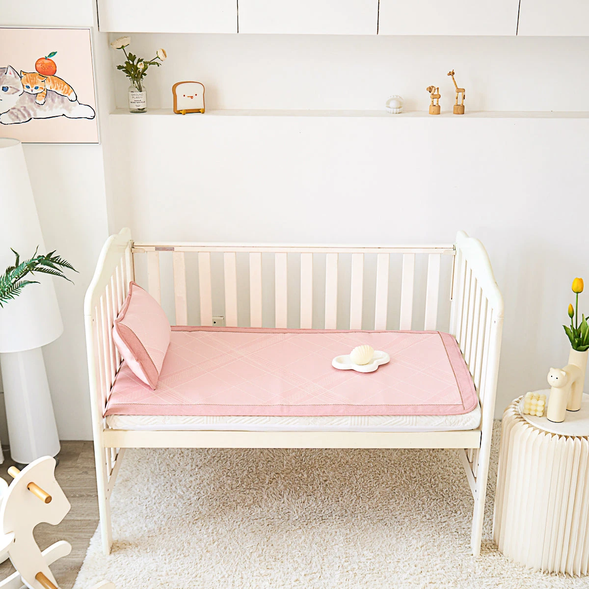 Baby Pink Bing Si Summer Mattress Topper Set 7 Baby Pink Bing Si Summer Mattress Topper Set - Image 5