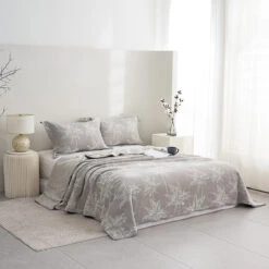 Cotton Jacquard Soybean Fiber Light Comforter Set -qbedding store DSC04124