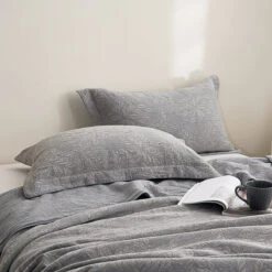 Cotton Jacquard Soybean Fiber Light Comforter Set -qbedding store DSC04157