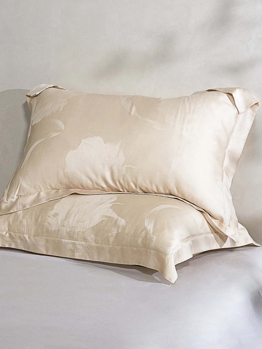 Phantom Gold Tencel™ Jacquard Pillow Sham X2P 3 Phantom Gold Tencel™ Jacquard Pillow Sham X2P