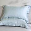 Floating Blue Tencel™ Jacquard Pillow Sham X2P 2 Floating Blue Tencel™ Jacquard Pillow Sham X2P -qbedding store DSC04723