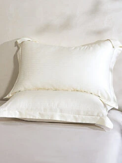 Lily White Tencel™ Jacquard Pillow Sham X2P