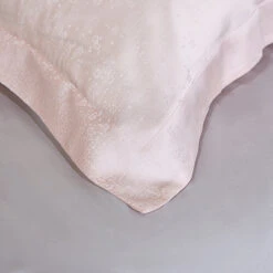 Dreamy Pink Tencel™ Jacquard Pillow Sham X2P -qbedding store DSC04762 5b8985b9 fe99 4228 a1ed d44a146a1963