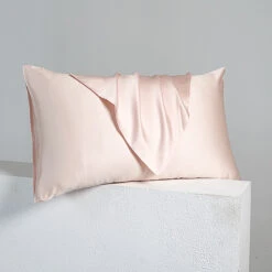 Dreamy Pink Tencel™ Pillow Sham X2P -qbedding store DSC04831