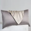 Cloudy Gray Tencel™ Pillow Sham Set