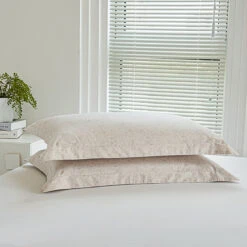 Pai Breeze Apricot Cotton Standard Pillow Sham 8 Pai Breeze Apricot Cotton Standard Pillow Sham -qbedding store DSC05220