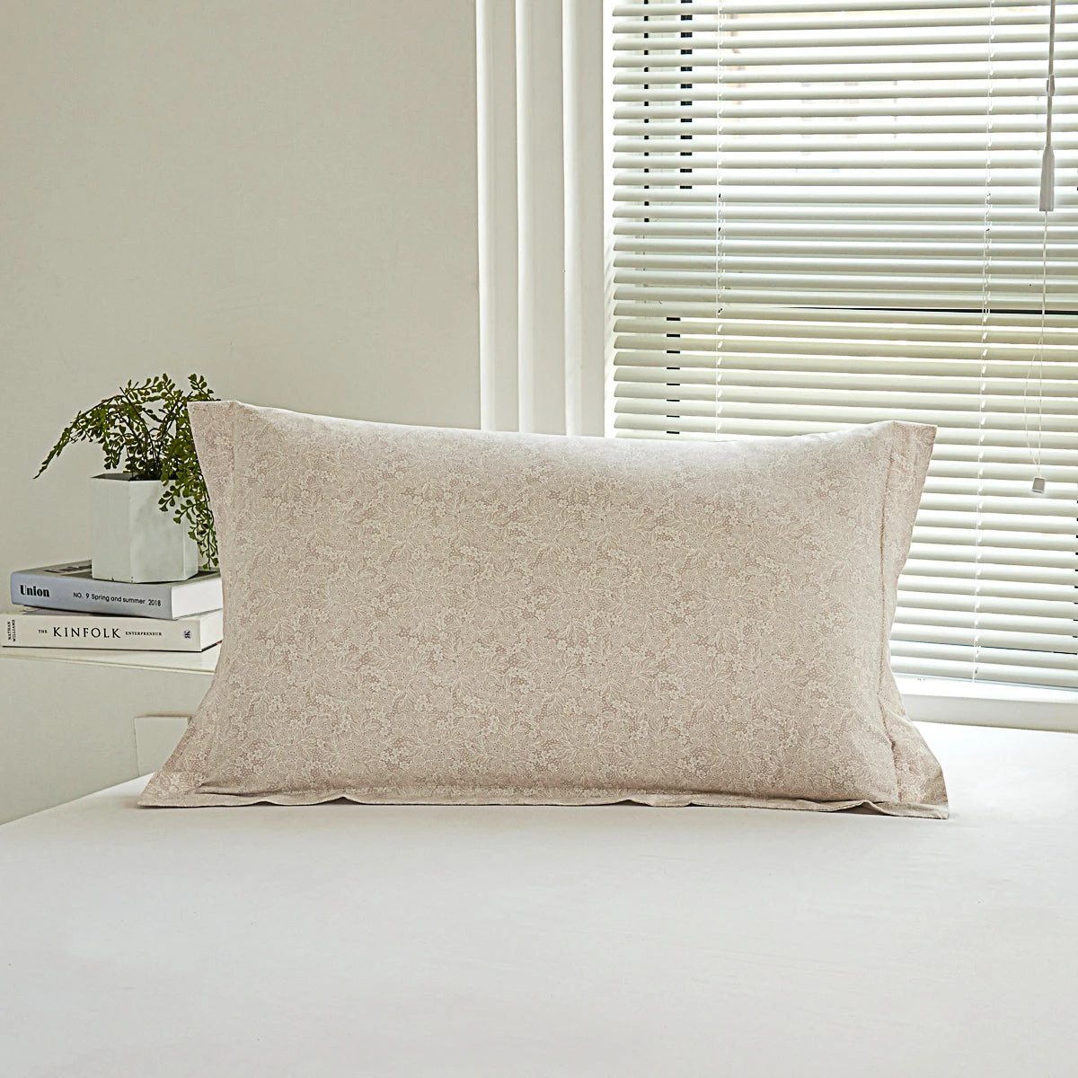 Pai Breeze Apricot Cotton Standard Pillow Sham 6 Pai Breeze Apricot Cotton Standard Pillow Sham - Image 4