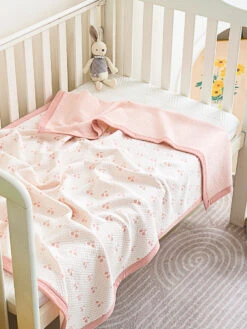 Cherry Pure Cotton Baby Blanket