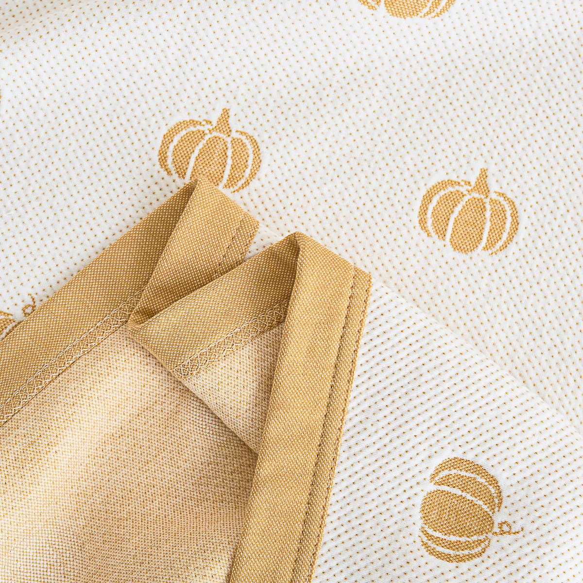 Pumpkin Pure Cotton Baby Blanket 9 Pumpkin Pure Cotton Baby Blanket - Image 7