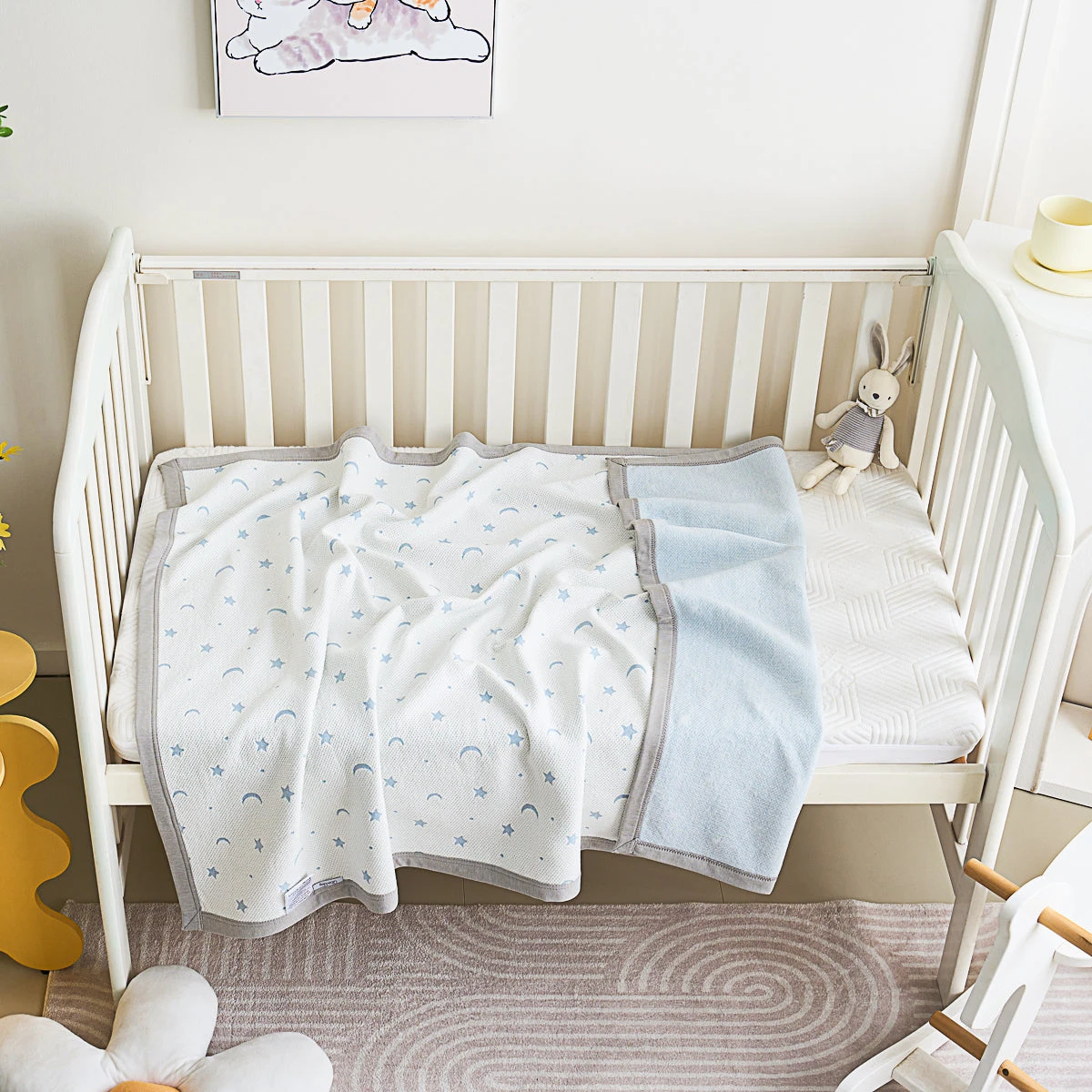 Star Pure Cotton Baby Blanket 7 Star Pure Cotton Baby Blanket - Image 5