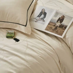 Memos Jacquard Premium Cotton Fitted Sheet Set 24 Memos Jacquard Premium Cotton Fitted Sheet Set -qbedding store DSC05721