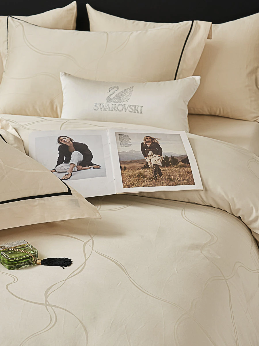 Memos Jacquard Premium Cotton Fitted Sheet Set 3 Memos Jacquard Premium Cotton Fitted Sheet Set