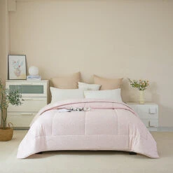 Kai Jade Pink Cotton All Season Comforter -qbedding store DSC06505