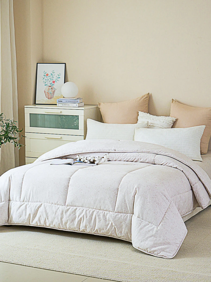 Pai Breeze Apricot Cotton All Season Comforter 3 Pai Breeze Apricot Cotton All Season Comforter