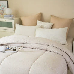 Pai Breeze Apricot Cotton All Season Comforter 13 Pai Breeze Apricot Cotton All Season Comforter -qbedding store DSC06518