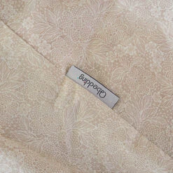 Pai Breeze Apricot Cotton Fitted Sheet -qbedding store DSC06568