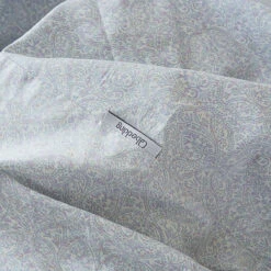 Omega Klein Blue Cotton Fitted Sheet -qbedding store DSC06580