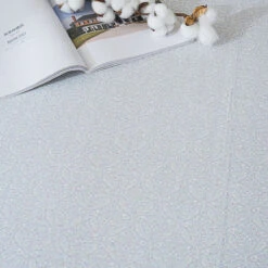 Omega Klein Blue Cotton Flat Sheet -qbedding store DSC06688