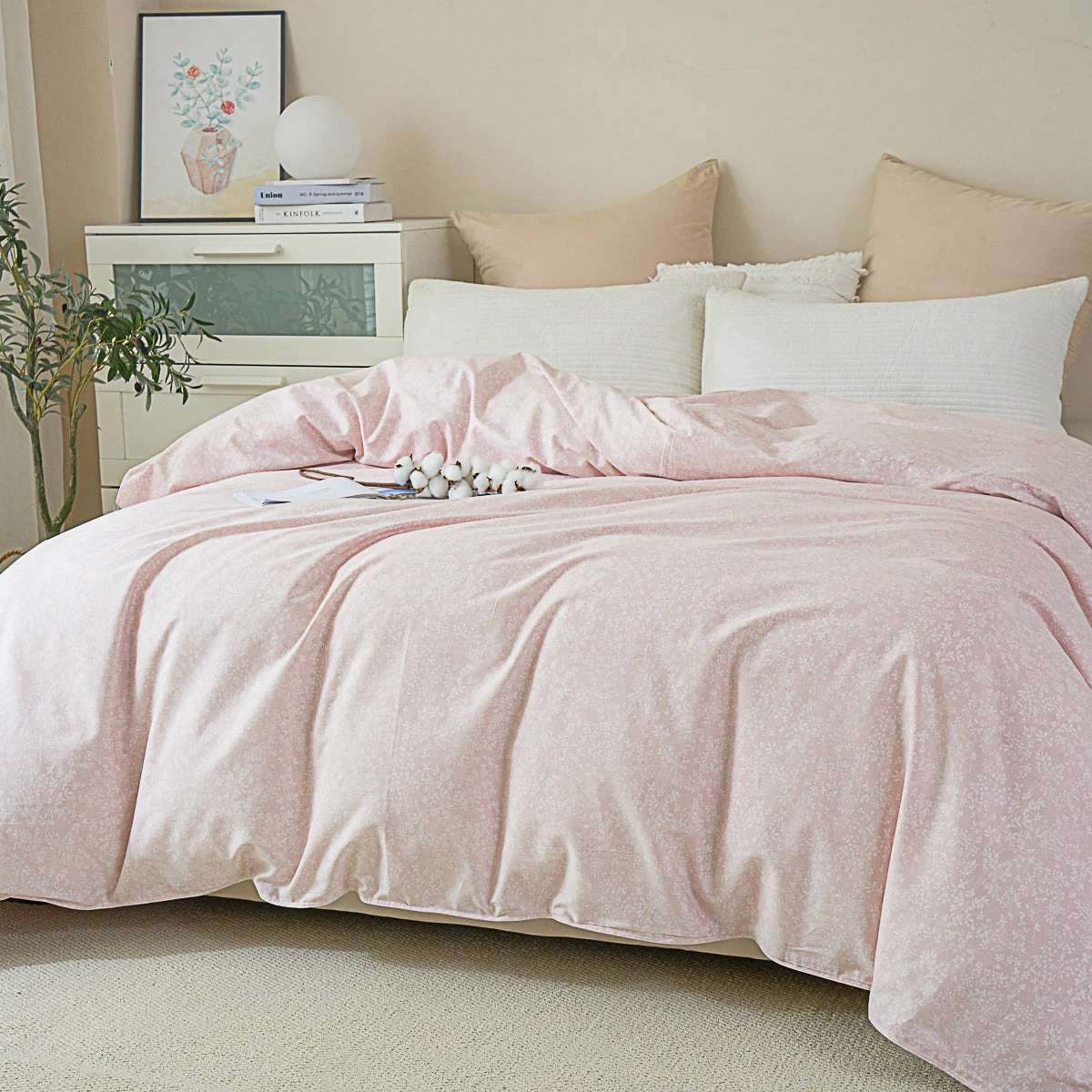 Kai Jade Pink Cotton Duvet Cover 8 Kai Jade Pink Cotton Duvet Cover - Image 6