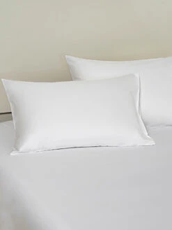 Snowflake White Premium Cotton Standard Pillow Sham X2p