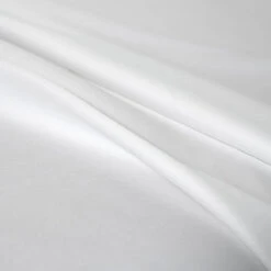 Snowflake White Premium Cotton Flat Sheet -qbedding store DSC07798