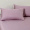 Pearlish Purple Premium Cotton Standard Pillow Sham X2p -qbedding store DSC07909