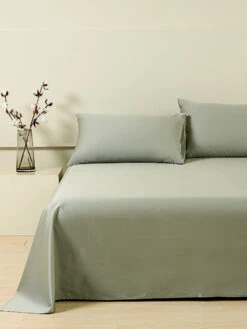 Sunny Green Premium Cotton Flat Sheet