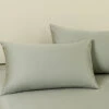 Sunny Green Premium Cotton Standard Pillow Sham X2p -qbedding store DSC07921