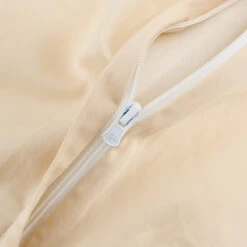 Harvest Gold Solid Color Premium Cotton Duvet Cover -qbedding store DSC9469