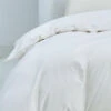 Snowflake White Solid Color Premium Cotton Duvet Cover 2 Snowflake White Solid Color Premium Cotton Duvet Cover -qbedding store DSC9473