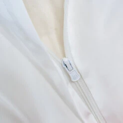 Snowflake White Solid Color Premium Cotton Duvet Cover -qbedding store DSC9481