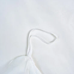 Snowflake White Solid Color Premium Cotton Duvet Cover -qbedding store DSC9485