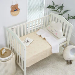 Dream Cloud Cotton Baby Sheet Protector 14 Dream Cloud Cotton Baby Sheet Protector -qbedding store Dream Cloud Cotton Baby Sheet Protector 2