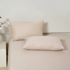 Coco Apricot Premium Cotton Standard Pillow Sham X2p -qbedding store Image 1748599175571