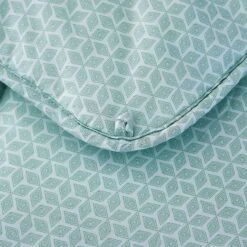 Lambda-Milky Green Pattern Cotton All Season Comforter -qbedding store Lambda Milky Green Cotton All Season Comforter 7