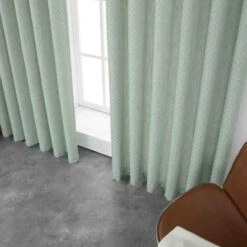 Leafy Land Pattern Polyester Curtain -qbedding store Leafy Land Pattern Polyester Curtain 5