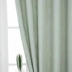 Leafy Land Pattern Polyester Curtain -qbedding store Leafy Land Pattern Polyester Curtain 9