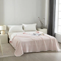 Agnes Cotton Throw Blanket -qbedding store MG 0793