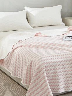 Agnes Cotton Throw Blanket -qbedding store MG 0794