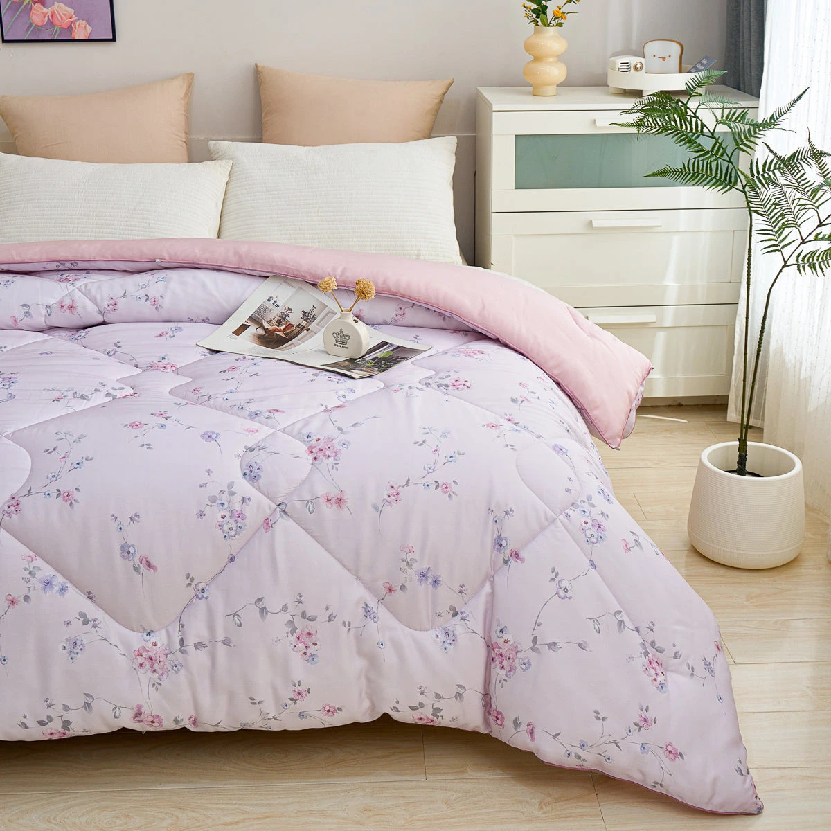 Miriam Floral TENCEL™ Lyocell All Season Comforter 8 Miriam Floral TENCEL™ Lyocell All Season Comforter - Image 6